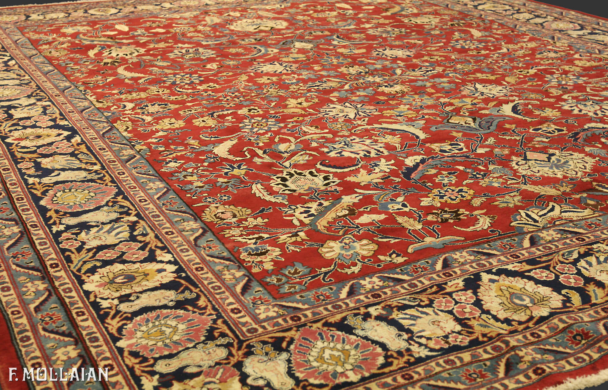 Antique Persian Tehran Carpet n°:85188729